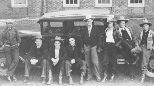 Want to know how DT can create even more excitement and hype, take a team picture recreating the 1920s and 30s Oklahoma State wrestling team. This might be the most badass thing I've ever seen.