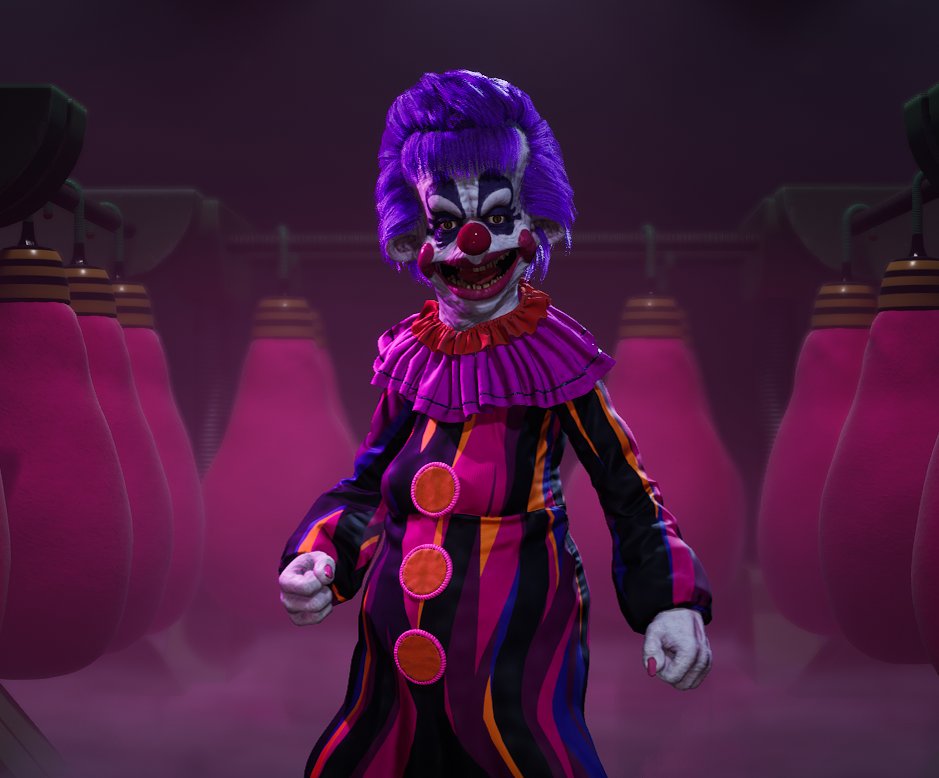 I can't believe I can finally tell you all- I'm a Klown. I voice a KLOWN in @klownsthegame, along with some additional audio for the female teens & punks. THANK YOU @IllFonic, @BangZoom, and voice director @alexvondavid for what's been the VO work I'm most proud of.
