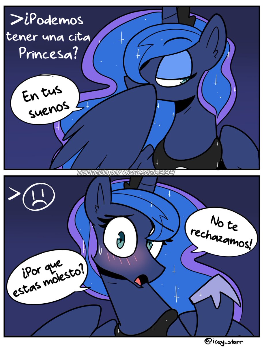 🌙👑

Artista:@icey_Starr
se aprecia con mucho el 🔄y❤️
#Traduccionesqueso20334 #MLP  #MyLittlePony #PrincessLuna