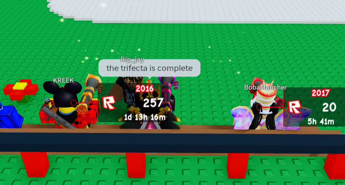 And that's a wrap for the #RobloxClassic! It was a ton of fun to meet you all and <a href="/KreekCraft/">KreekCraft</a> while launching tens of thousands of dev cakes at anyone and everyone!