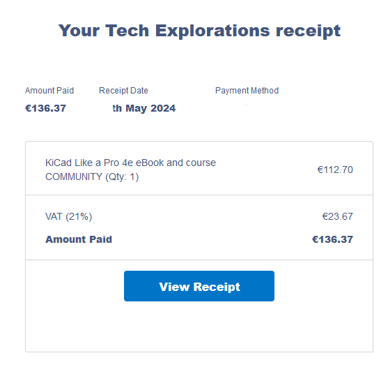✨KiCad eBook and Course ✨

KiCad is the software we use for our prototypes and we have acquired this guide to help us improve the designs we are developing. 

We are very happy with the extensive information that we have found and that will help us to better optimize and