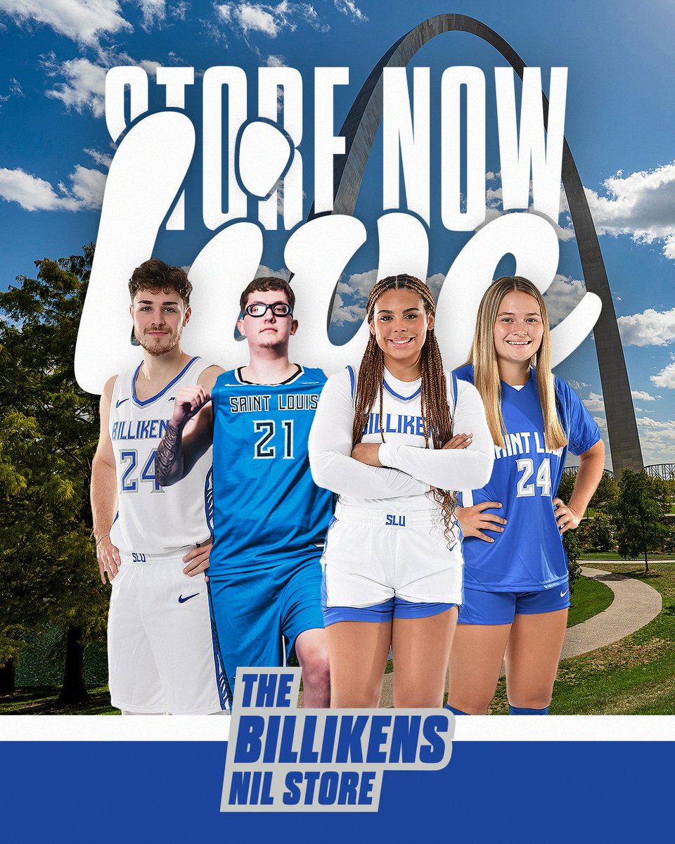 The NIL Store for SLU Athletes is OFFICIALLY LIVE!       

Shop: NIL.Store/SLU

Support your favorite Billiken’s NIL merch and place industry-leading payments directly into their pocket on every sale.