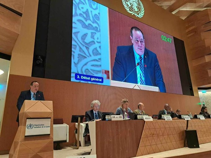 Cuba's Minister of Health, @japortalmiranda, called today at the 77th World Health Assembly for international cooperation and commitment to equity in the face of the challenges in this field.
#Cuba