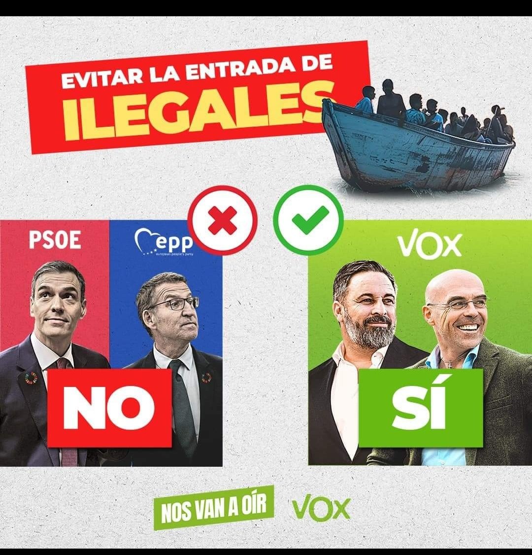 Una imagen vale más que mil palabras....ya sabes quien ha votado a favor de regularizar a más de 300.000 ilegales.