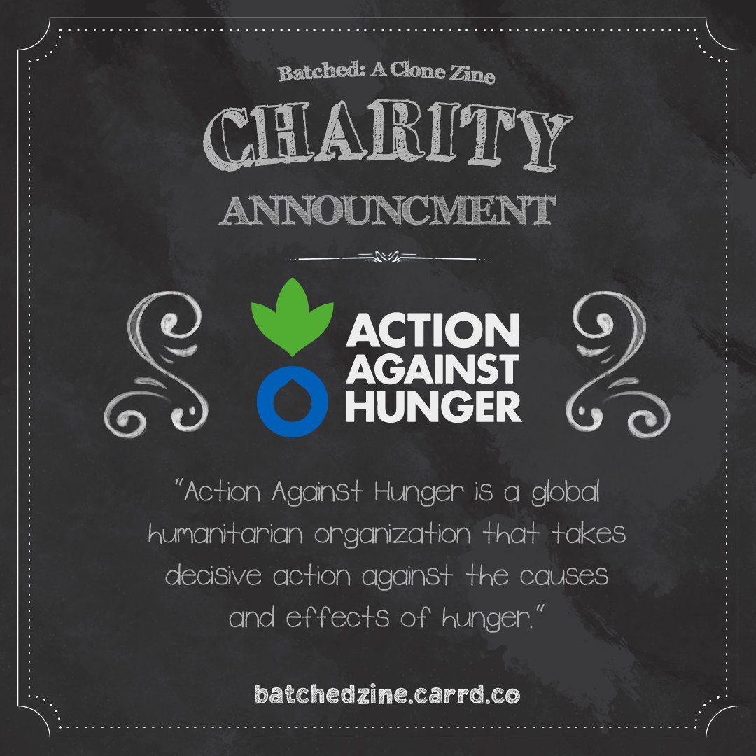 We are pleased to announce that after production costs, proceeds from the sales of "Batched" will be donated to Action Against Hunger <a href="/acfusa/">Action Against Hunger US</a>! 

For more information, please visit their site: actionagainsthunger.org