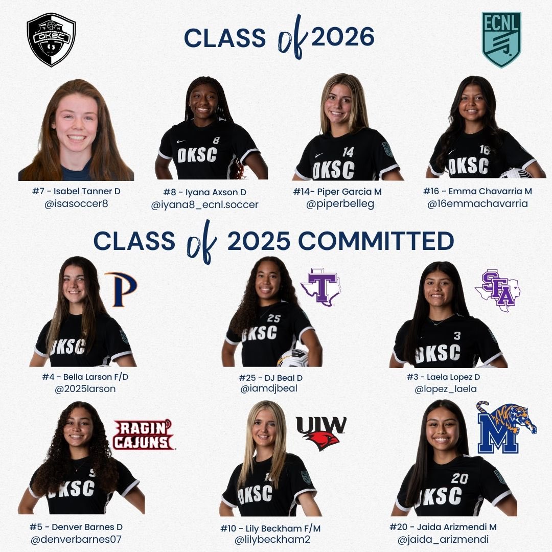 DKSC ECNL 06/07G (@07gdksc) on Twitter photo 🚨COLLEGE COACHES🚨 If you’re heading to <a href="/ECNLgirls/">ECNL Girls</a> North Carolina this weekend, don’t miss out on our uncommitted 2025s and up and coming 2026s! We’re looking forward to some great matches! <a href="/ImYouthSoccer/">ECNL/GA/Recruiting/College Soccer</a> <a href="/TopDrawerSoccer/">TopDrawerSoccer</a> <a href="/PrepSoccer/">Prep Soccer ⚽️</a> <a href="/ImCollegeSoccer/">College Soccer Truth ™</a> <a href="/DKSC_official/">D'Feeters Kicks Soccer Club</a> 🚨COLLEGE COACHES🚨 If you’re heading to <a href="/ECNLgirls/">ECNL Girls</a> North Carolina this weekend, don’t miss out on our uncommitted 2025s and up and coming 2026s! We’re looking forward to some great matches! <a href="/ImYouthSoccer/">ECNL/GA/Recruiting/College Soccer</a> <a href="/TopDrawerSoccer/">TopDrawerSoccer</a> <a href="/PrepSoccer/">Prep Soccer ⚽️</a> <a href="/ImCollegeSoccer/">College Soccer Truth ™</a> <a href="/DKSC_official/">D'Feeters Kicks Soccer Club</a>