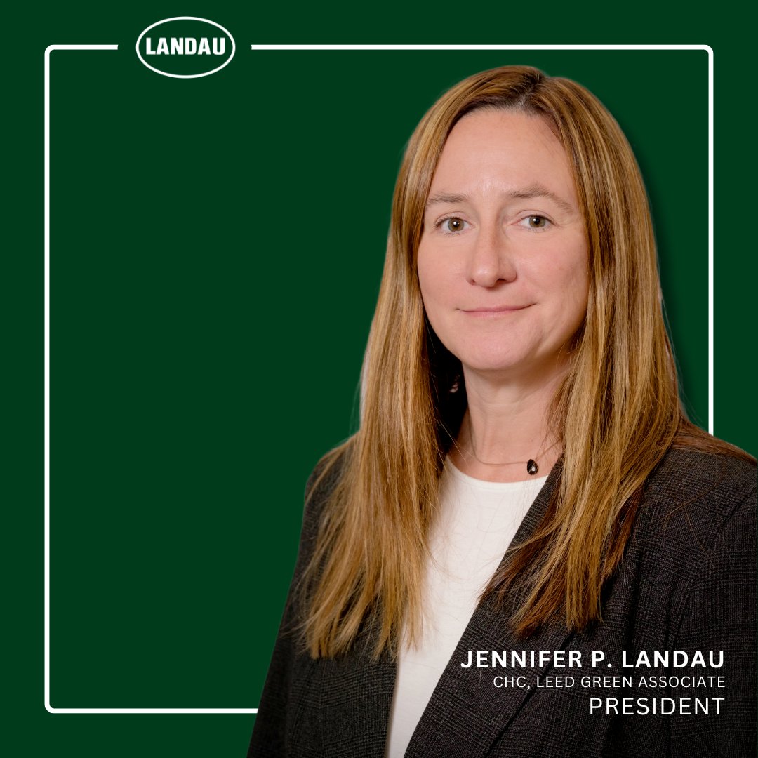 Introducing Jennifer Landau, the new President of Landau Building Company! 🎉Read the full announcement and see what’s on the horizon for the Landau Team at the link herebit.ly/3WZ0VoH
 #WomenInConstruction #ConstructionIndustry