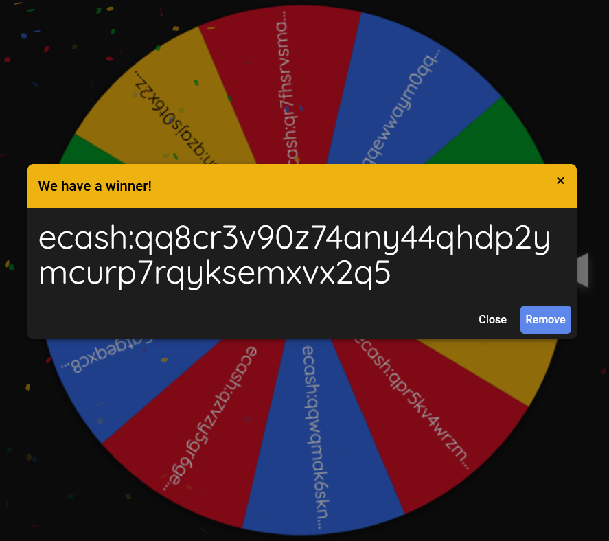 As promised (although a bit late - apologies again) 2 winners of 50K $XEC each chosen from those who donated to <a href="/HighWinsFC/">Highwins Football Club</a>! Give them a follow lads, they're great people; and thank you for donating to a good cause!

#ecash #XEC #ecasharmy #xecarmy