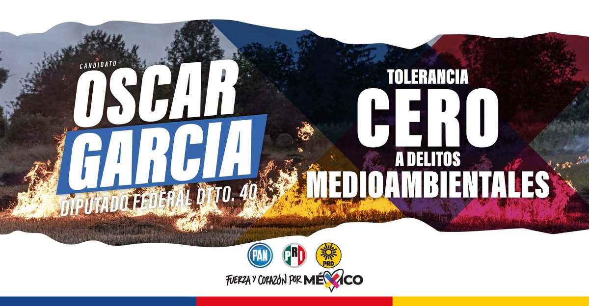 Cuidar del medio ambiente es y debe ser siempre una prioridad.
Soy un hombre de palabra y profundo amor por México, por ello desde el Congreso legislaré para que ningún delito ambiental quede impune. 📷
Este 2 de junio vota por Acción Nacional. 📷
#OscarGarciaDiputado