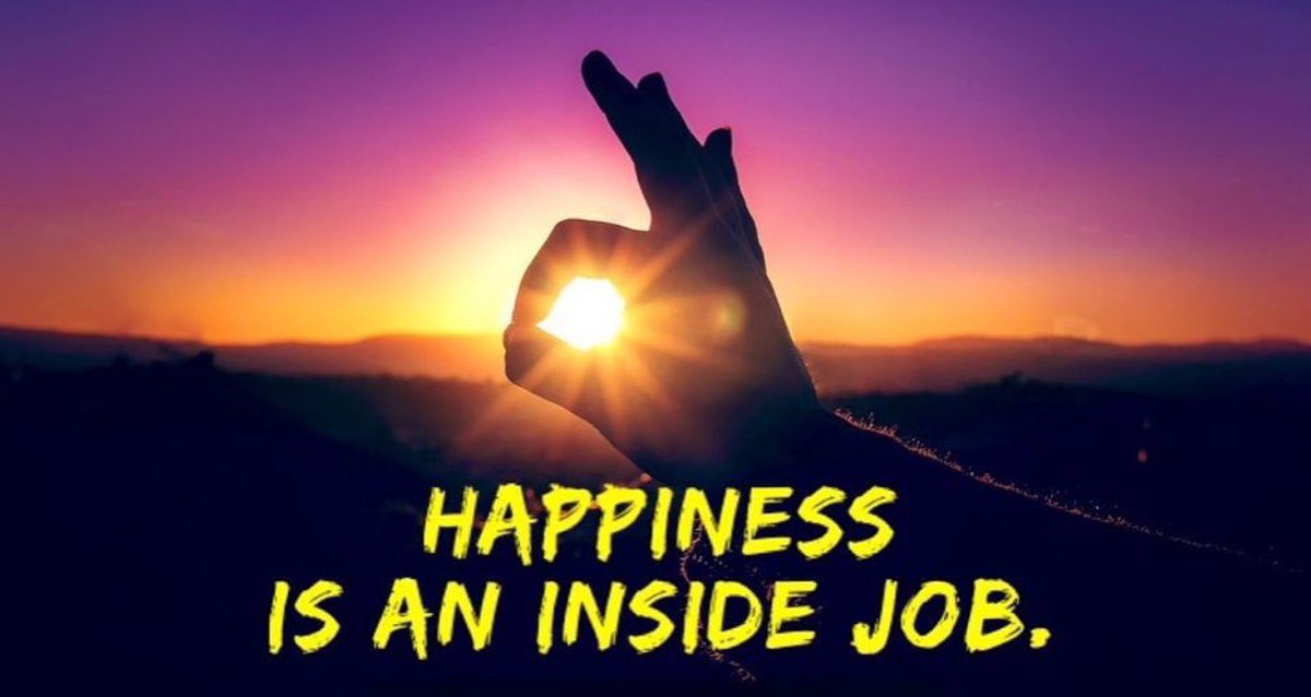 'Happiness is an inside job.'

— William Arthur Ward #JoyTrain #tuesdayvibe #quote via @elaine_perry