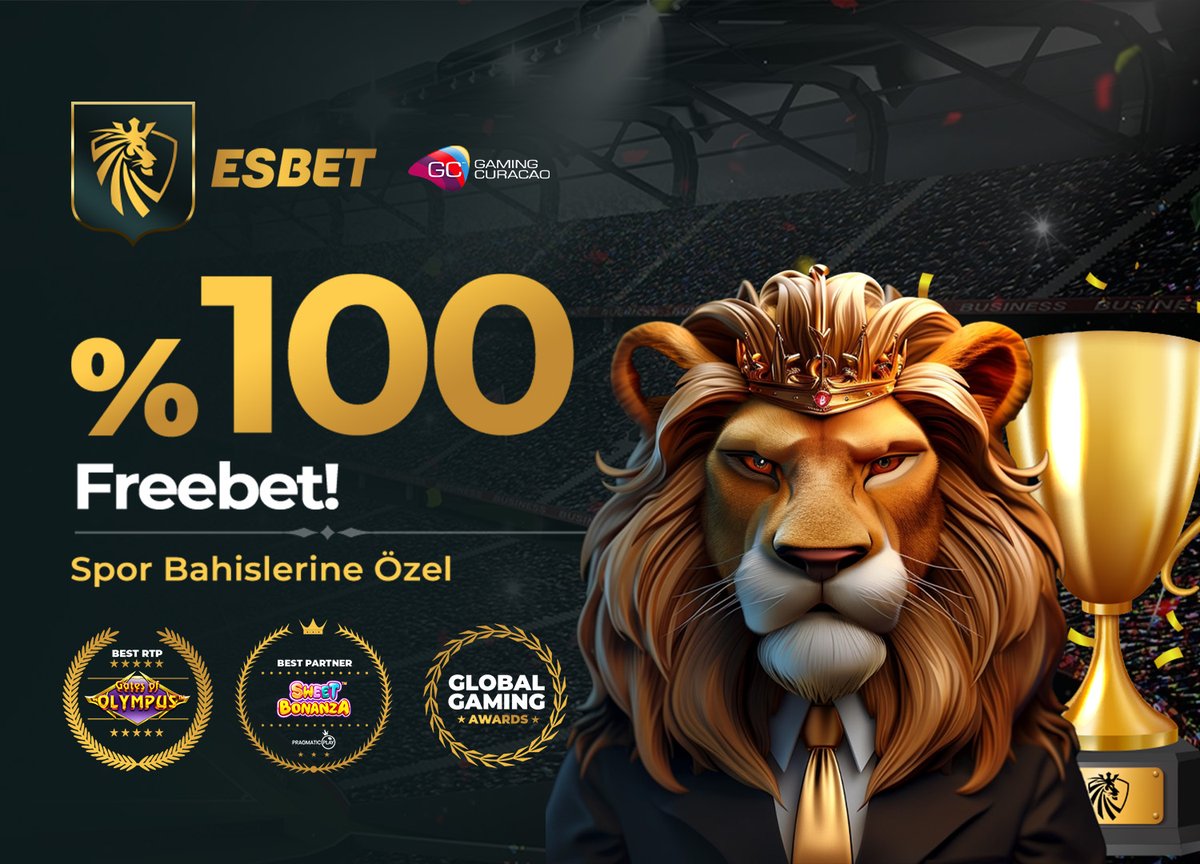 💛EsBet'te Spor Alanında %100 FreeBet!💛

🎁%30 Casino Hoşgeldin Bonusu
🎁5'000'000 TL Günlük Çekim İmkanı!

Güncel Link - HD Canlı Yayın: Esbet.link

#EsBet #EsBetResmi #canlıbahis #bahis #slot #casino #pragmaticplay