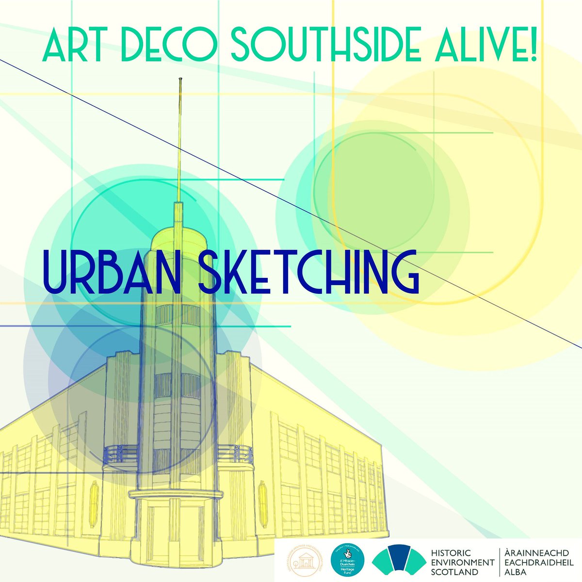 Sketch our Southside #ArtDeco buildings, before they're either saved or lost! Beginners to intermediate sessions for Gorbals, Tradeston, Pollokshields East & Govanhill residents #ArtDecoSouthsideAlive
💚 Sat 15 Jun
💚 Sat 22 Jun
💚  Sun 30 Jun
Bookings 👉 eventbrite.co.uk/e/urban-sketch…