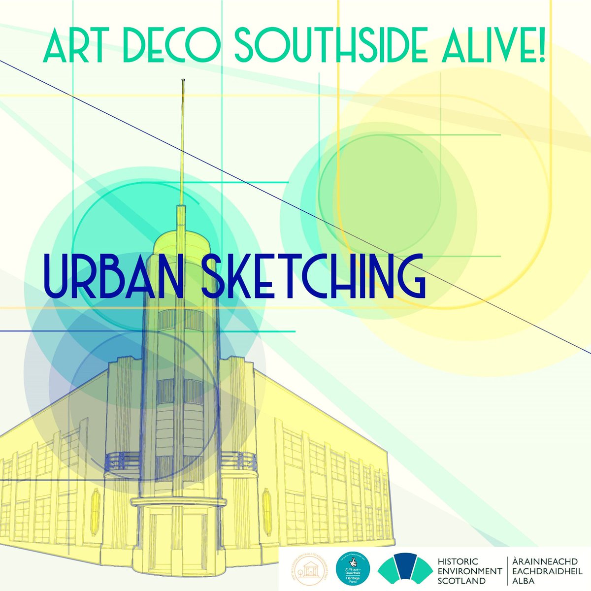 Sketch our Southside #ArtDeco buildings, before they're either saved or lost! Beginners to intermediate sessions for Gorbals, Tradeston, Pollokshields East & Govanhill residents #ArtDecoSouthsideAlive 💚 Sat 15 Jun 💚 Sat 22 Jun 💚 Sun 30 Jun Bookings 👉 eventbrite.co.uk/e/urban-sketch…