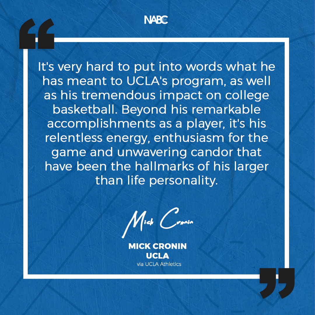 Bill Walton's impact on our sport will never be forgotten. Coaches across college basketball continue to remember his legacy, including these words from UCLA's Mick Cronin.
