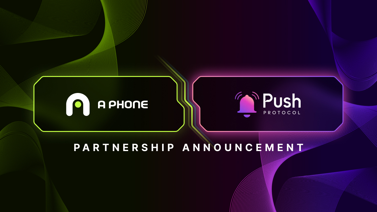 1/ APhone X Push Protocol Partnership

🚀 We're thrilled to announce a groundbreaking partnership between APhone and Push Protocol!

We’ll be integrating <a href="/pushprotocol/">Push</a> into our #dApp library, bringing its decentralized cross-chain push notification and messaging protocol to the