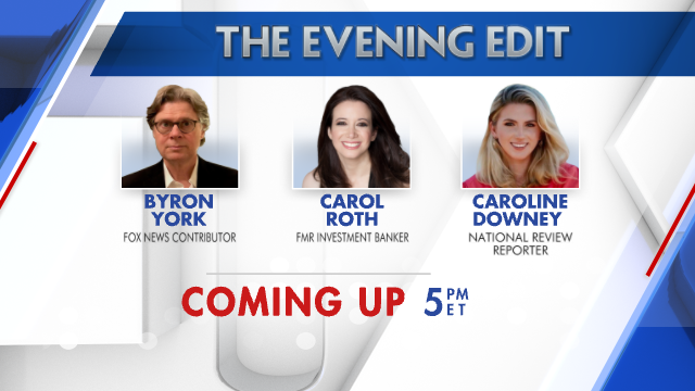 .@virginiafoxx @RepPatFallon @Congressman_JVD @generalkellogg @samueledewey @FranceyHakes @ByronYork @caroljsroth @carolinedowney_ Joining us tonight on The Evening Edit 5PM ET/2PM PT on @FoxBusiness with @LizMacDonaldFOX . Be sure to tune in!