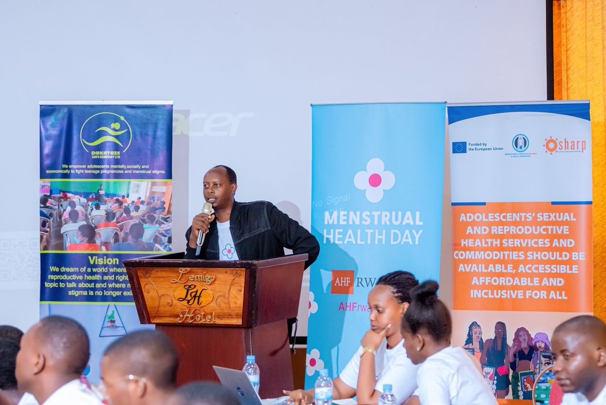 ahfrwanda's tweet photo. We initiated a dialogue with @WateraidRwanda, @EmpowerRwanda, @dukataze, and @RwandaNGOForum to address menstrual hygiene management and explore sustainable solutions. We are thankful for the participation of @RBCRwanda MCCH division and various media houses. #PeriodFriendlyRw https://t.co/bTjGfY6vcv