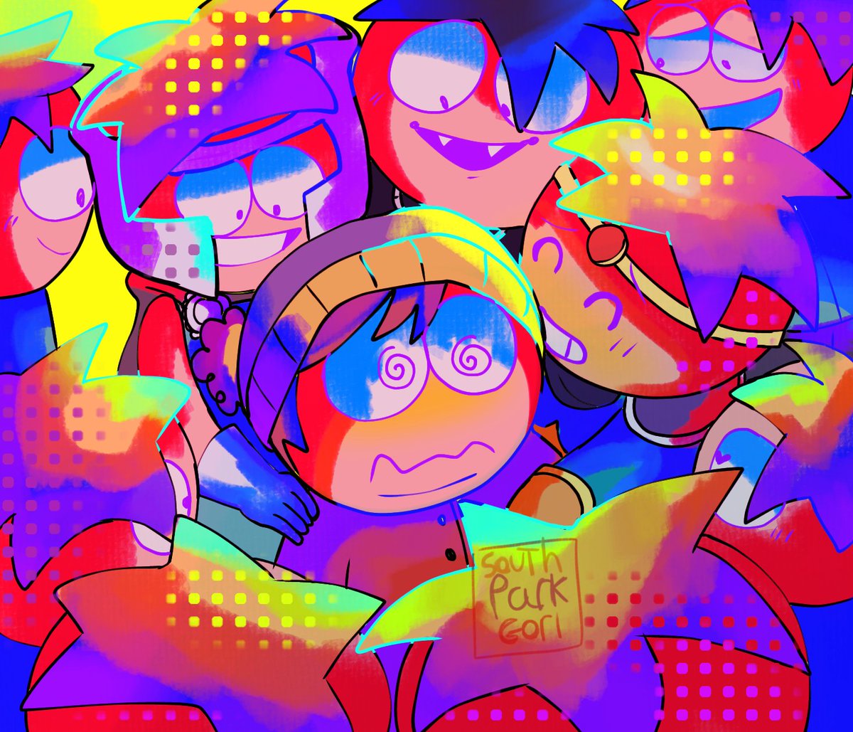 _snowcup_'s tweet photo. OMG LOOK I TRIED THIS STYLE IT'S SO KEWL #cartters #cartmanxbutters #cartterscanon #art https://t.co/jPw4dyCR2r