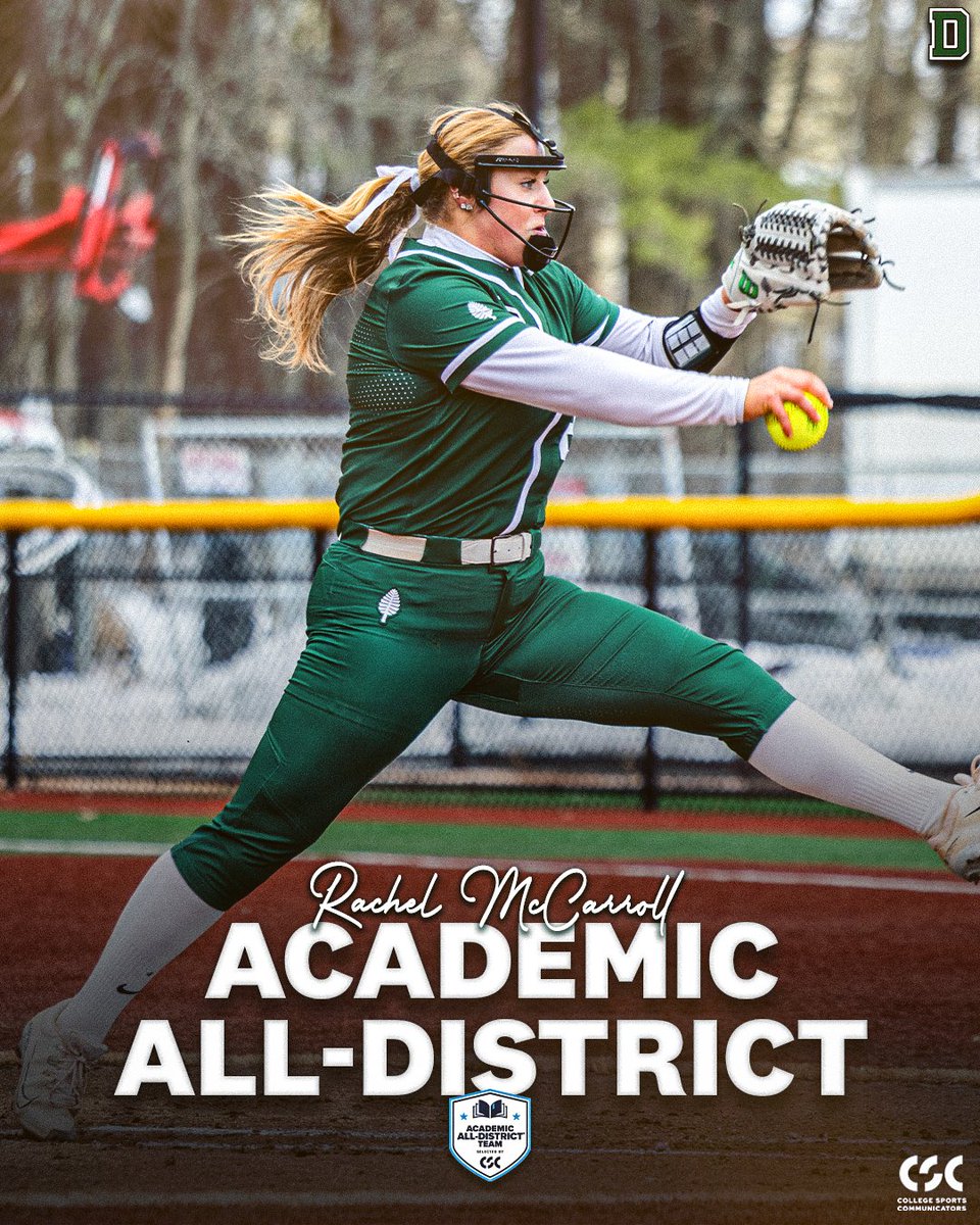3⃣ <a href="/CollSportsComm/">College Sports Communicators</a> Academic All-District honorees!

Congratulations MB, Kelly and Rachel! 📚

🔗: dartsports.co/3wSVGfv | #GoBigGreen