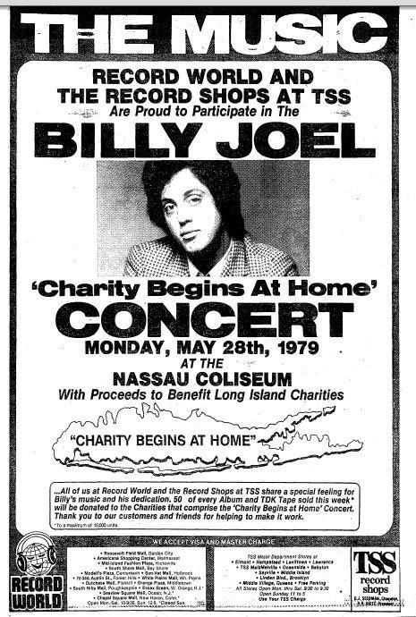 OTD ✨️ 

May 28, 1979 Nassau Coliseum, Uniondale, NY
#BillyJoel