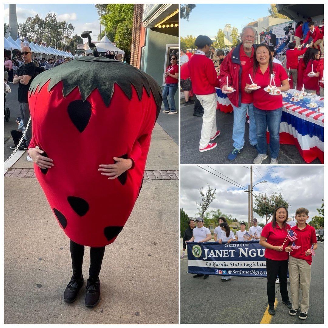 I have more photos to share from the fun #ggStrawberryFestival last weekend. This includes the cake cutting ceremony -- the best cake ever! #SD36