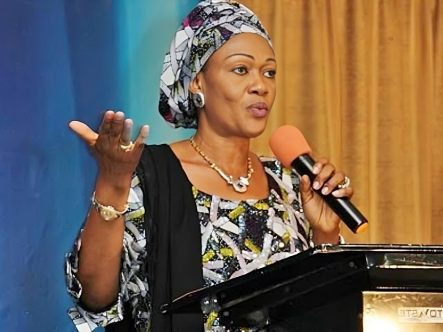 Nigeria’s first lady advises young girls not to copy U.S. Celebs 'We have to salvage our children, We do not want nakedness in our culture'