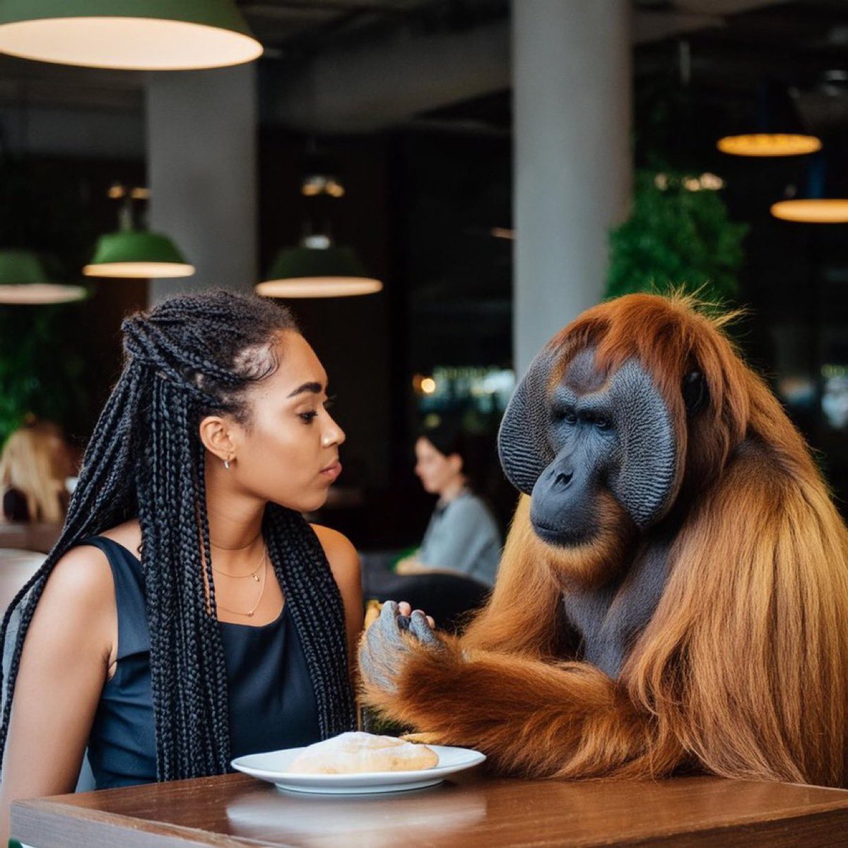 Quand tu les ramènes manger au Garba Chaud au lieu du Buddha Bar voila comment les babys te voient :