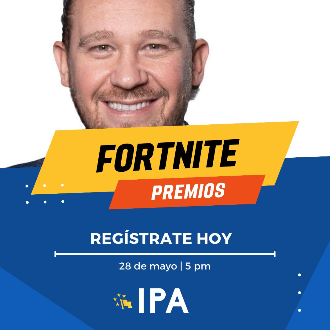 ¡Torneo de #Fortnite con premios! Regístrate hoy en:

torneos.gg/t/5dfc4762-62a…

Gracias <a href="/STaboadaMx/">Santiago Taboada</a> <a href="/XochitlGalvez/">Xóchitl Gálvez Ruiz</a> <a href="/Wescherob/">Roberto Wesche</a>