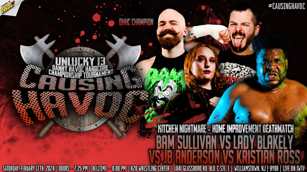 FREE MATCH! 4 Way Kitchen Nightmare x Home Improvement Death Match @BamSullivan vs @ViolentBreedJBA vs @Lady_BlakelyH2O vs @KristianRoss_ 📺youtube.com/watch?v=Fzh6DW… Subscribe to the H2O YouTube Channel!