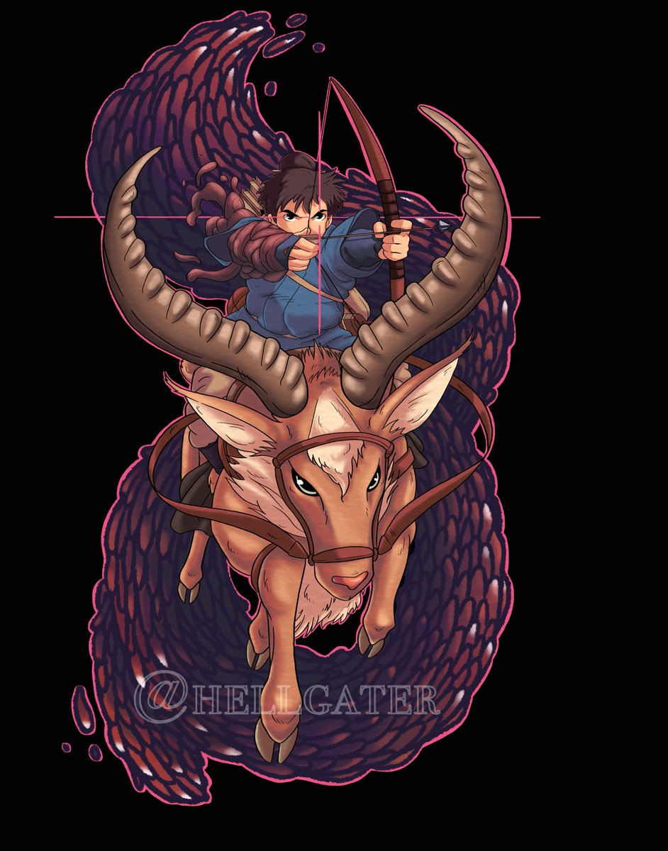 Hellgater's tweet photo. Ashitaka is coming for you!!
#mononoke #mononokehime #ashitaka #ghibli #ghiblistudio #anime #movie #fanart #art #digitalart #japan #japanese #miyazaki #deer #hellgater #procreate https://t.co/T78LdoEuPI