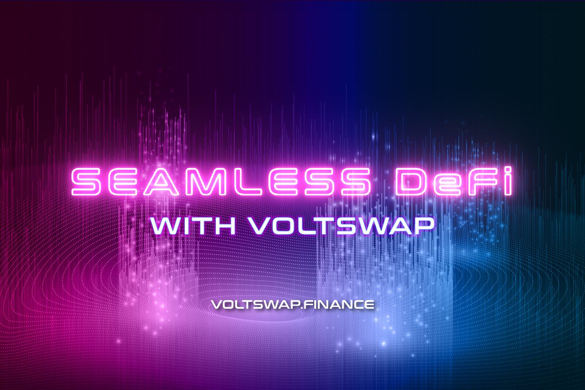 VoltSwapFinance's tweet photo. Experience seamless #DeFi with @VoltSwapFinance on #MeterNetwork! Our #DEX offers lightning-fast transactions, minimal fees, & unmatched security, all powered by @Meter_IO’s advanced #blockchain technology!
🚀 Start trading here: https://t.co/F3KaHpdk8s
$VOLT #Crypto #Voltswap https://t.co/umHhxzFFPt