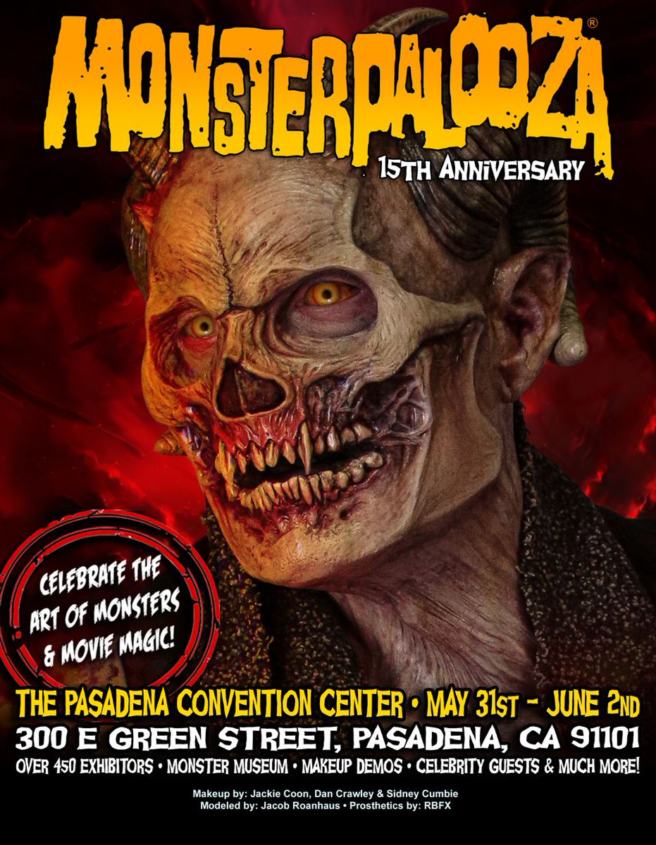 We'll be at MONSTERPALOOZA this weekend (May 31st to June 2nd) at the Pasadena Convention Center. Swing on by the booth and pick up some discs.