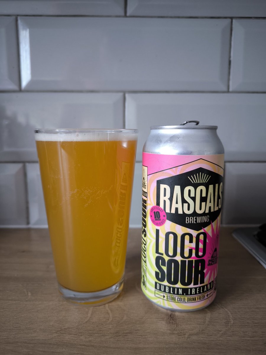 Next up is @RascalsBrewing Loco Sour #TuesdayClub 🍻🍻
