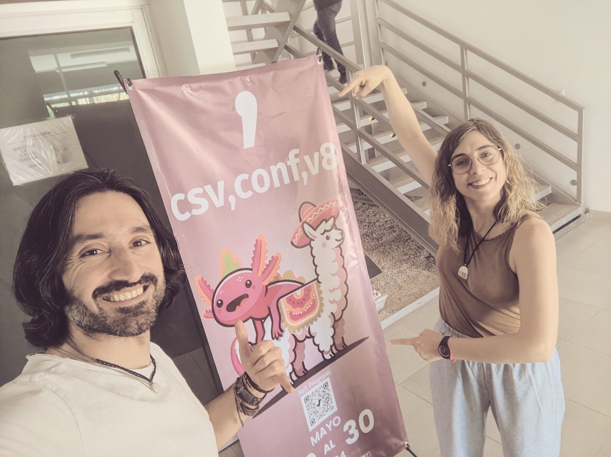 OKFN's tweet image. @Sape_BY and @pdelboca are already at the @CSVConference ! We are going to be talking about open data, standards and #TheTechWeWant for the future of the open movement. Come and say hi!