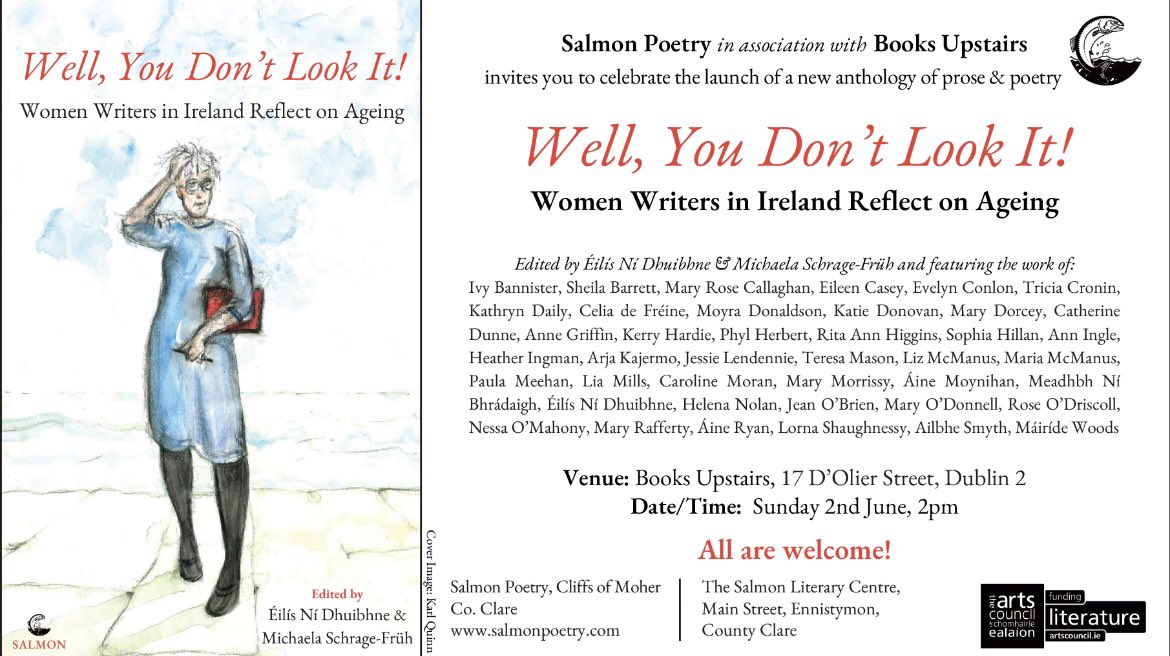Michaela Früh (@michaelafrueh72) on Twitter photo All welcome to our anthology launch on Sunday!
<a href="/ResearchArtsUL/">Faculty of Arts, Humanities & Social Sciences @UL</a> <a href="/CASSCSResearch/">CASSCS Research</a> <a href="/IrishLitTimes/">Irish Literary Times</a> <a href="/IrishResearch/">We are now Research Ireland</a> @salmonpoetry <a href="/BooksUpstairs/">Books Upstairs</a> All welcome to our anthology launch on Sunday!
<a href="/ResearchArtsUL/">Faculty of Arts, Humanities & Social Sciences @UL</a> <a href="/CASSCSResearch/">CASSCS Research</a> <a href="/IrishLitTimes/">Irish Literary Times</a> <a href="/IrishResearch/">We are now Research Ireland</a> @salmonpoetry <a href="/BooksUpstairs/">Books Upstairs</a>