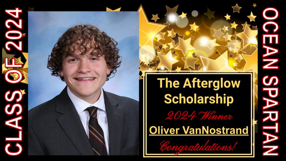 Proud to announce one of the recipients of the 2024 Afterglow Scholarship is Oliver Van Nostrand! Congratulations to Oliver! #SpartanLegacy @A_DePasquale48 @MrsDKaszuba @Nmauroedu