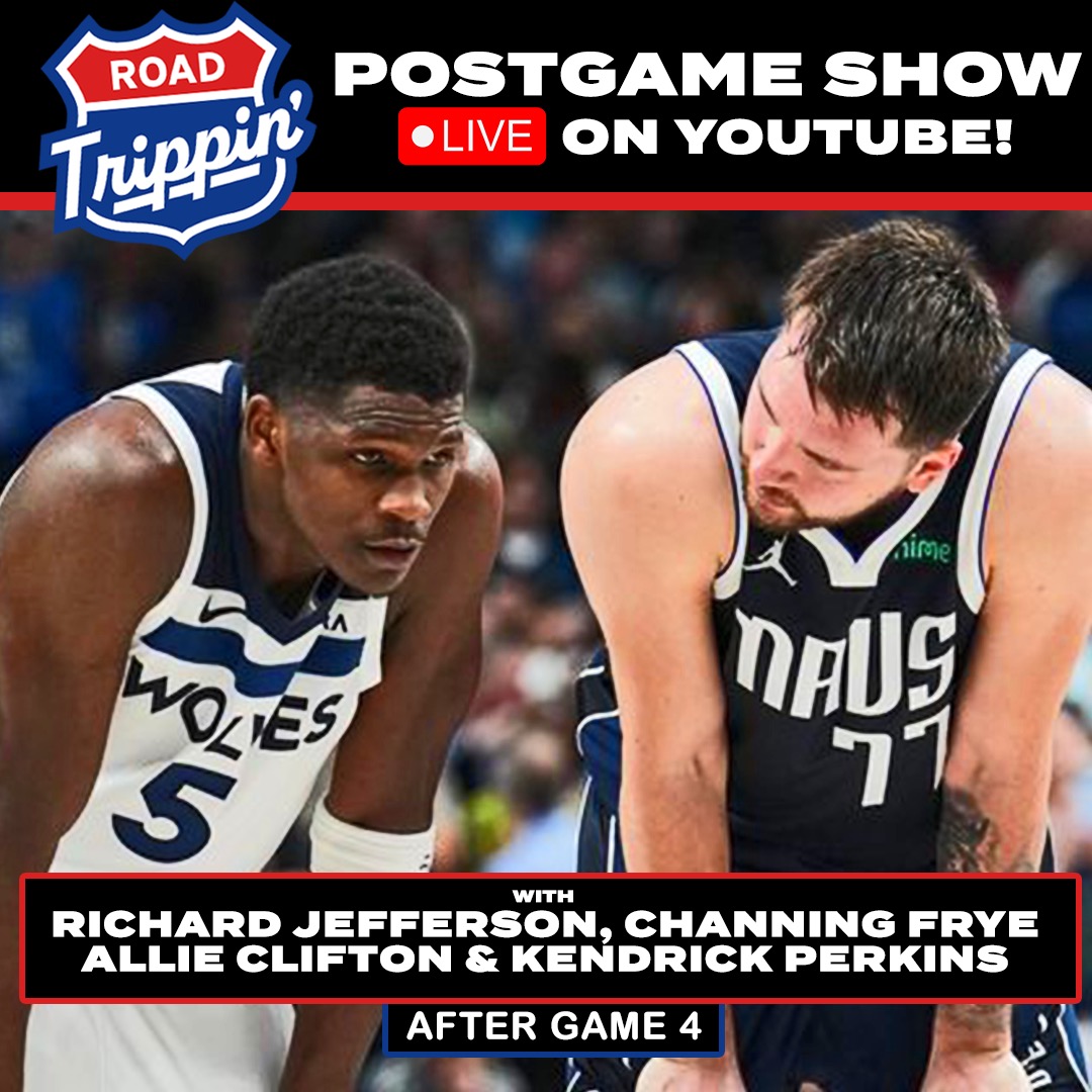 .@Rjeff24, @channingfrye, @RealAClifton, and @KendrickPerkins will be back with another live on our YouTube tonight. See you after Game 4 of the WCF: youtube.com/@RoadTrippin