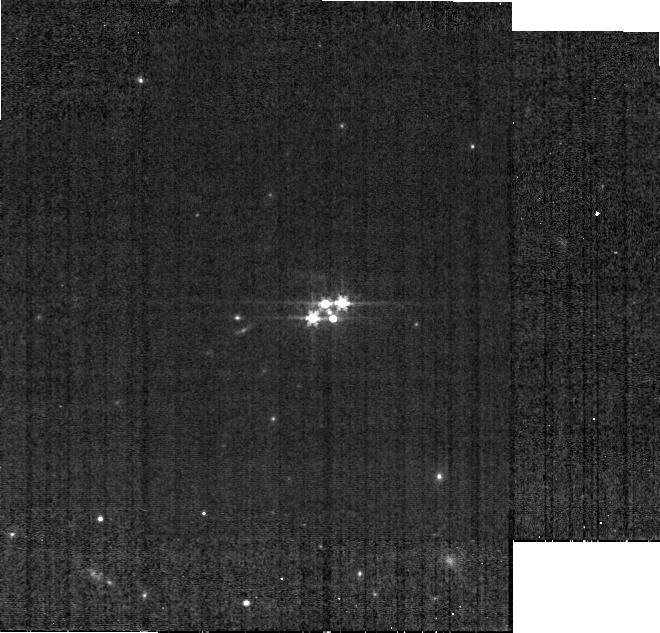 2M1134-2103: a distant quasar being lensed 4 times by a foreground object, making in appear multiple times from our perspective.
Observed by JWST/MIRI a year ago.
jwstfeed.com/Home/ShowFeed?…