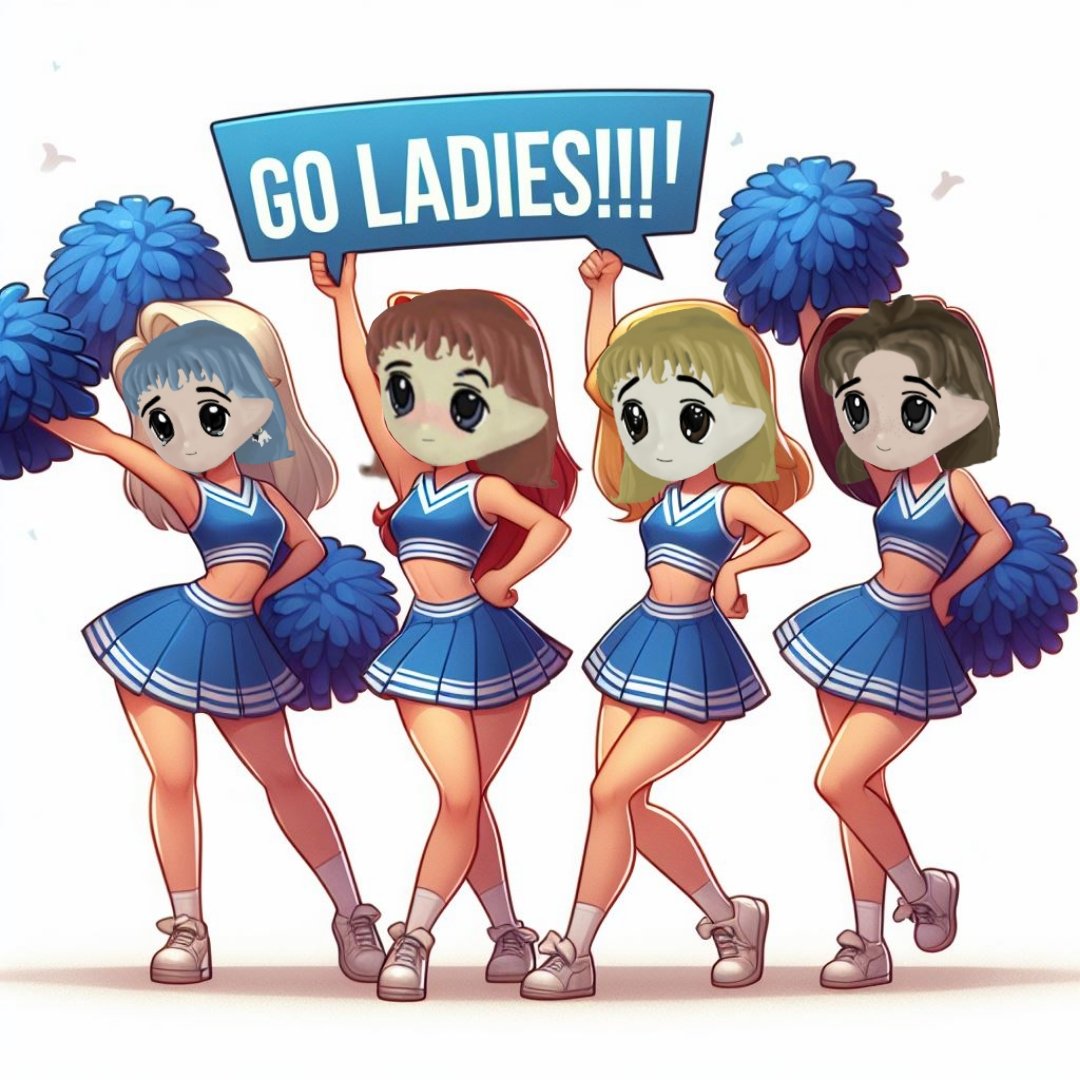 Lets Go $Ladys! LETS GO!
The cheerleaders are out again! Cheering for @miladymemecoin and the $ladys tribe! LFG! 
#milady #memecoin #binance #coinbase #ETH #100xgem #1000xgem