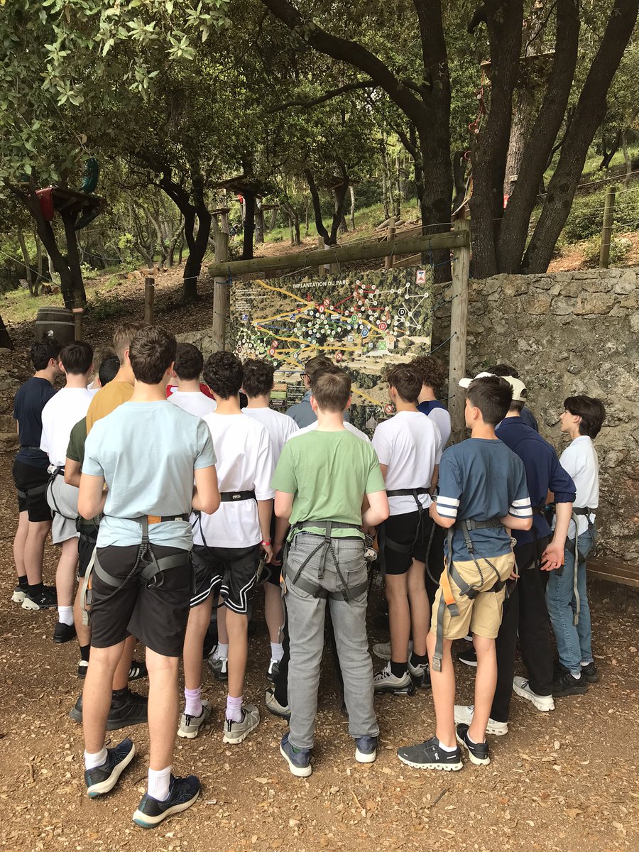 UCSModLangs's tweet image. Safely back in Antibes from the accrobranche activity this morning in a spectacular location!