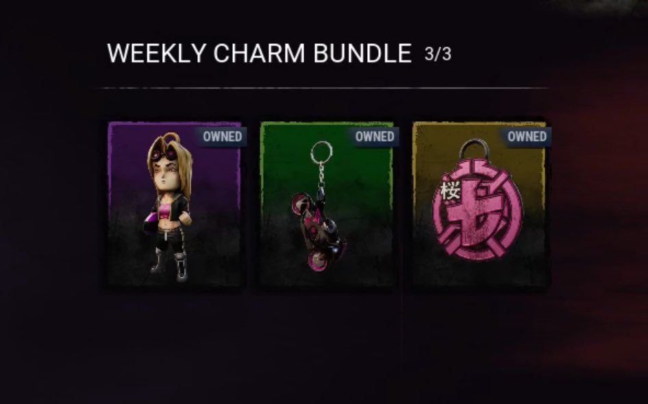 Weekly Developer Choice is themed around Greek Legends Weekly Charm Bundle is Yui Kimura themed!