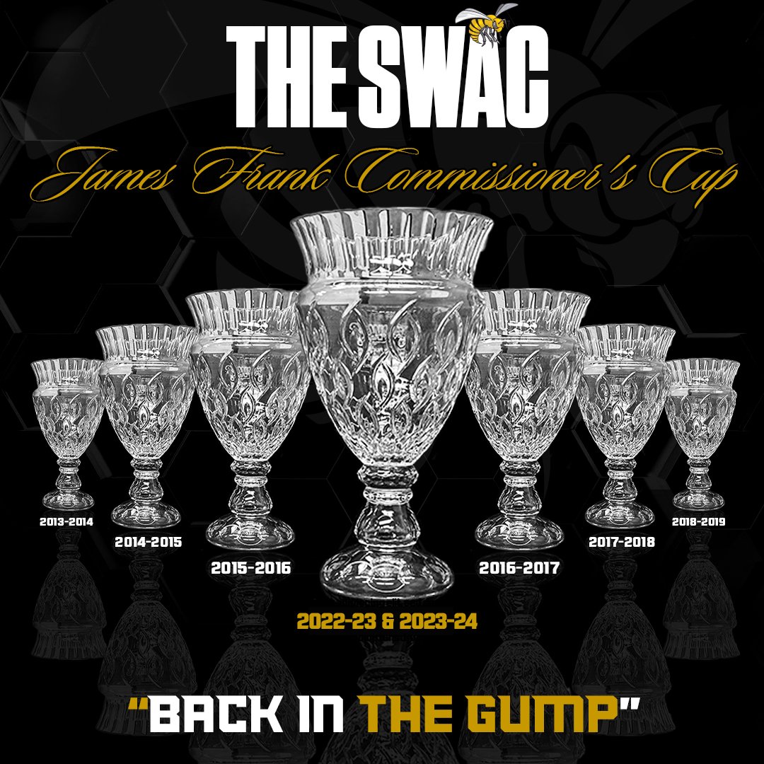 🚨 BREAKING 🚨 <a href="/BamaStateSports/">Bama State Athletics</a> makes it Back-2-Back <a href="/theswac/">Southwestern Athletic Conference</a> James Frank Commissioner's Cups! It's also the 8th in the last 10 years.