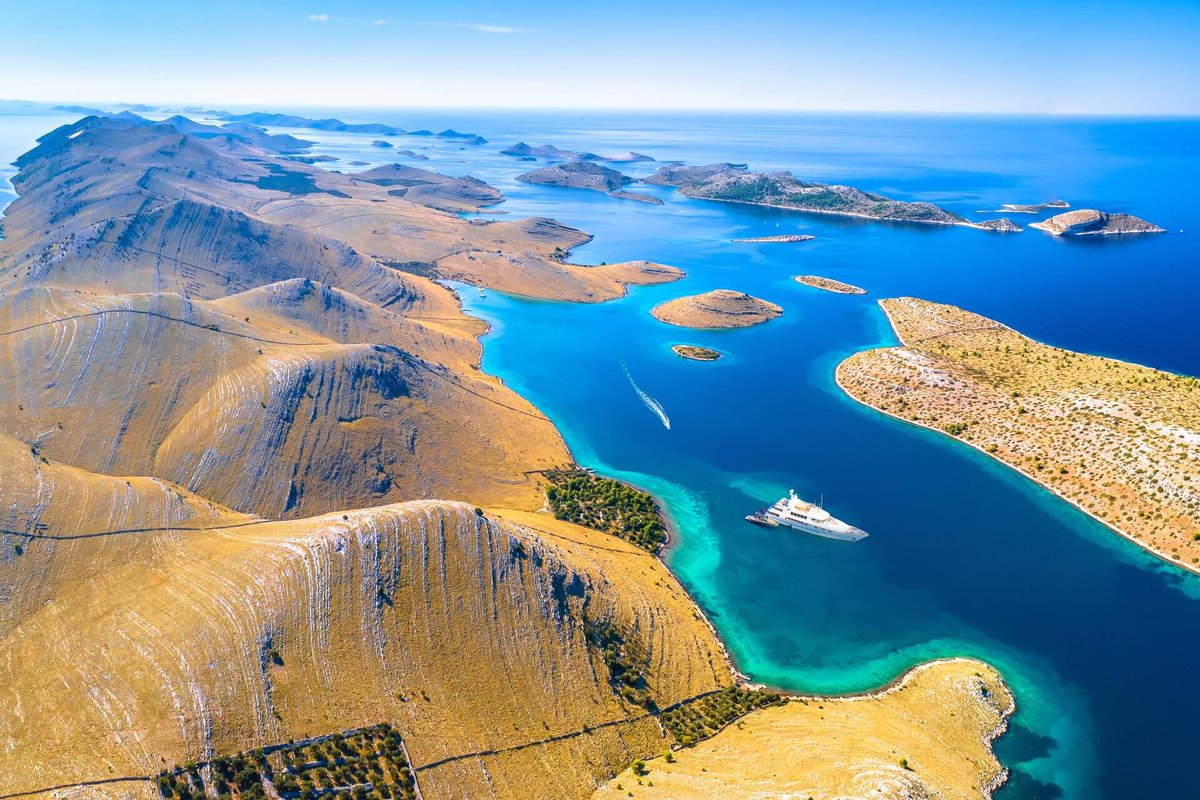 Kornati archipelago in Croatia