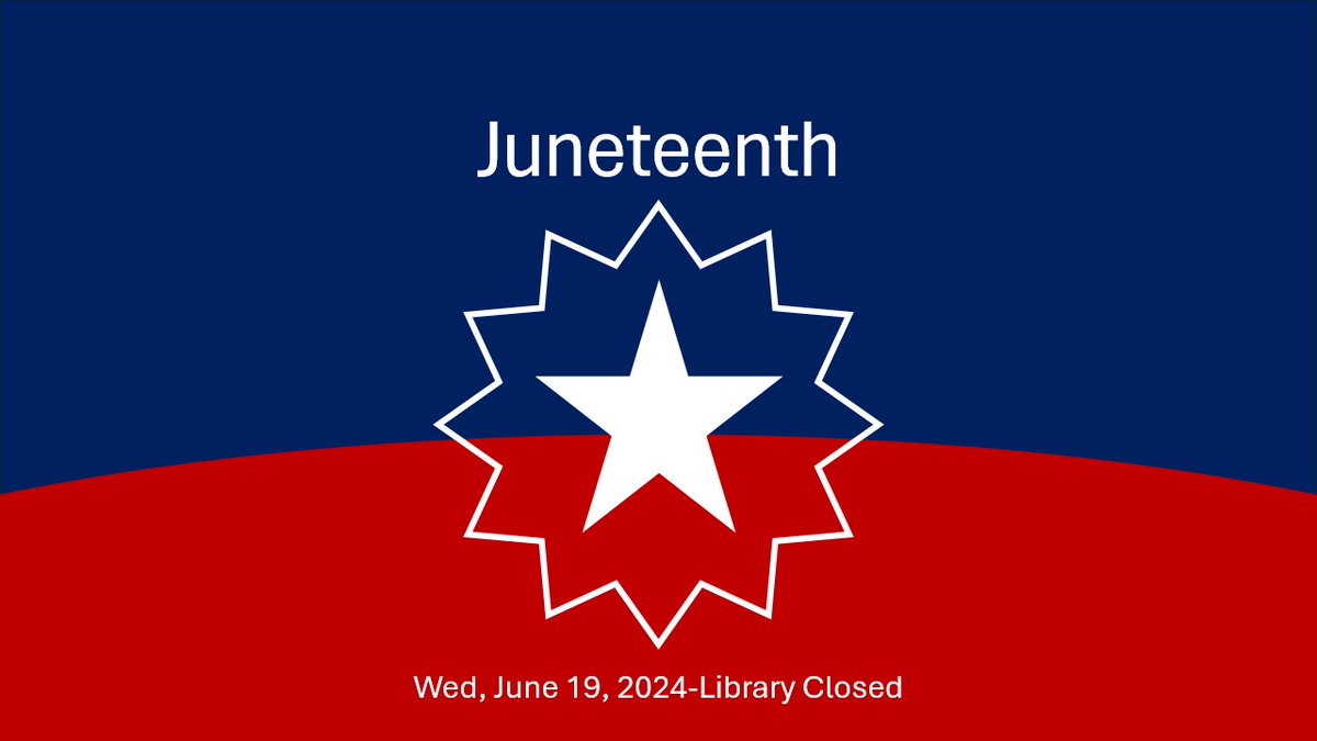 The #UMKCHSL is closed in observance for Juneteenth.