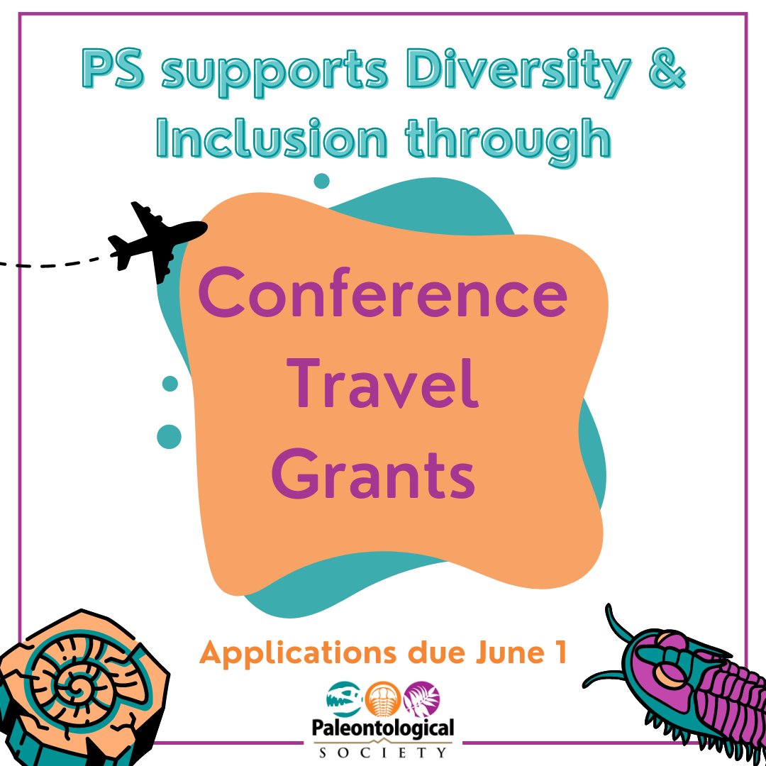 Seeking support for conference travel? The PS recognizes the significance of promoting diversity and inclusion within educational and research endeavors! $1200 - in-person attendees $250 - online participants Deadline: June 1! More info: paleosoc.org/ps-conference-… #Geoscience