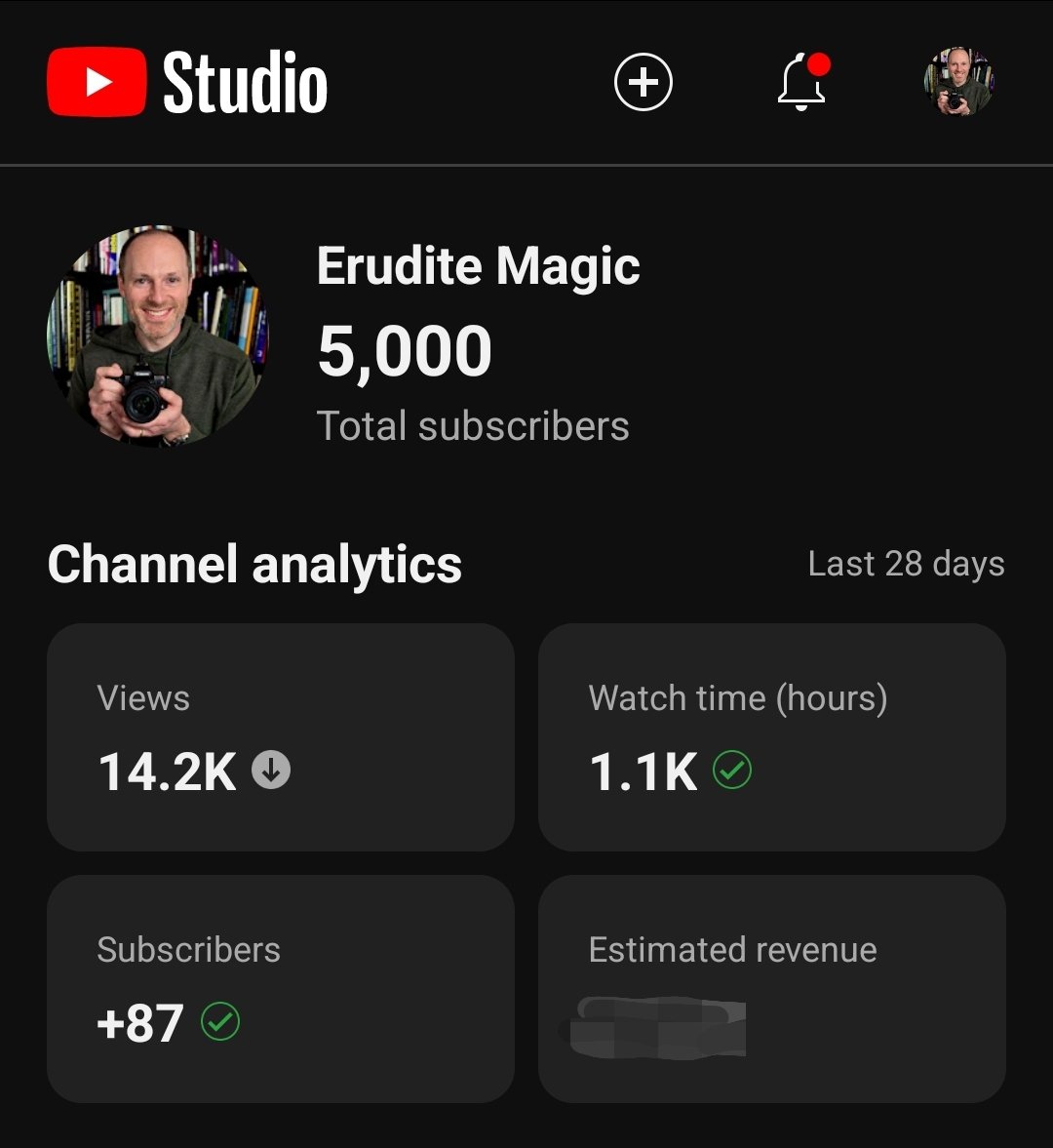 EruditeMagic's tweet photo. No way‼️ 5,000 subscribers shortly after the 4th anniversary! 🎉🎊🥳 https://t.co/lcDZMGLzL2