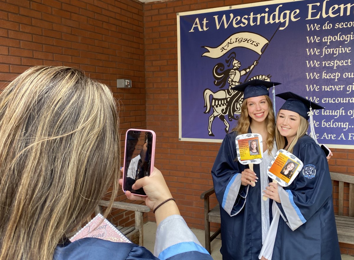 WRES students lined the hallways to cheer on and congratulate over 35 former students, now graduates during senior walk. Friendships were rekindled and hugs and handshakes from former teachers received, and high 5s from future grads given.