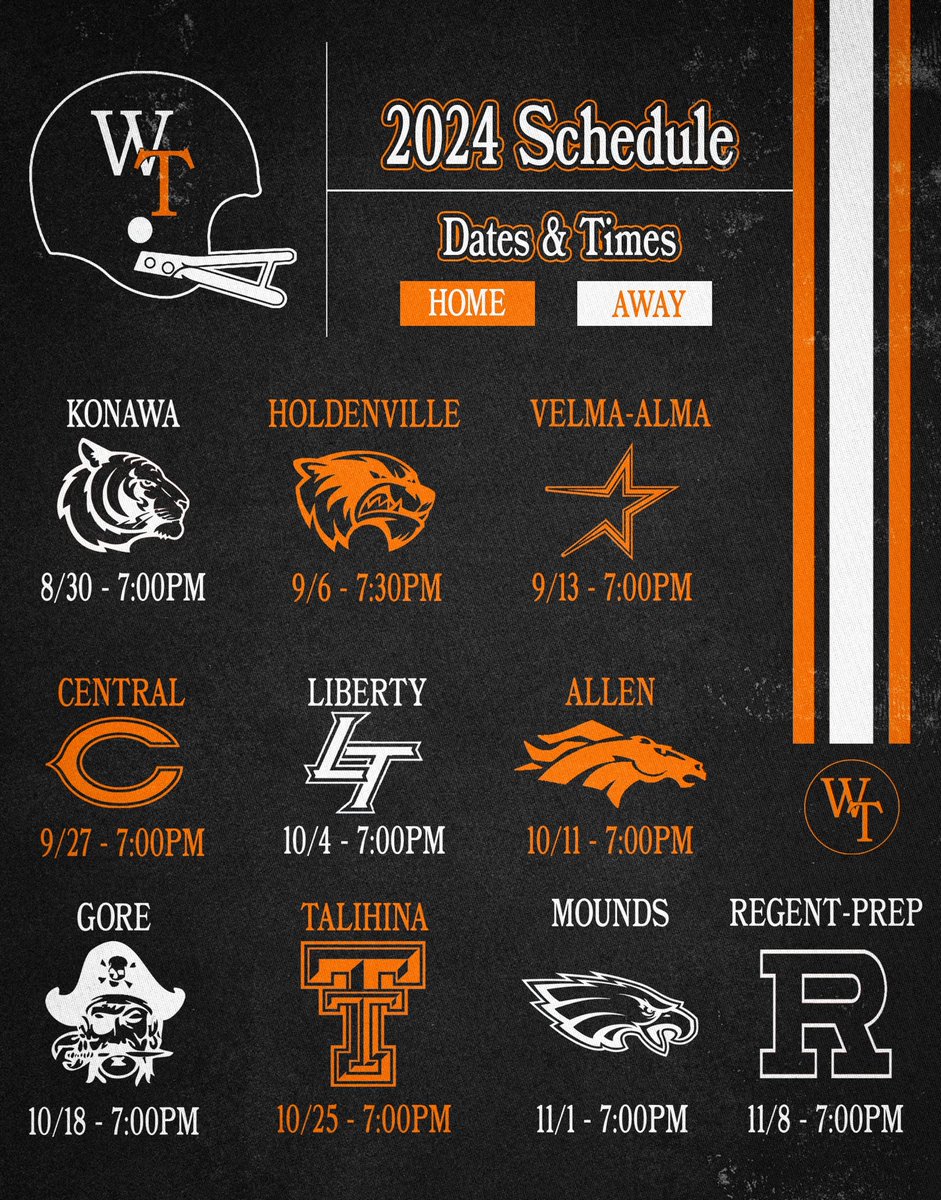Dates & Times are set! 🐅