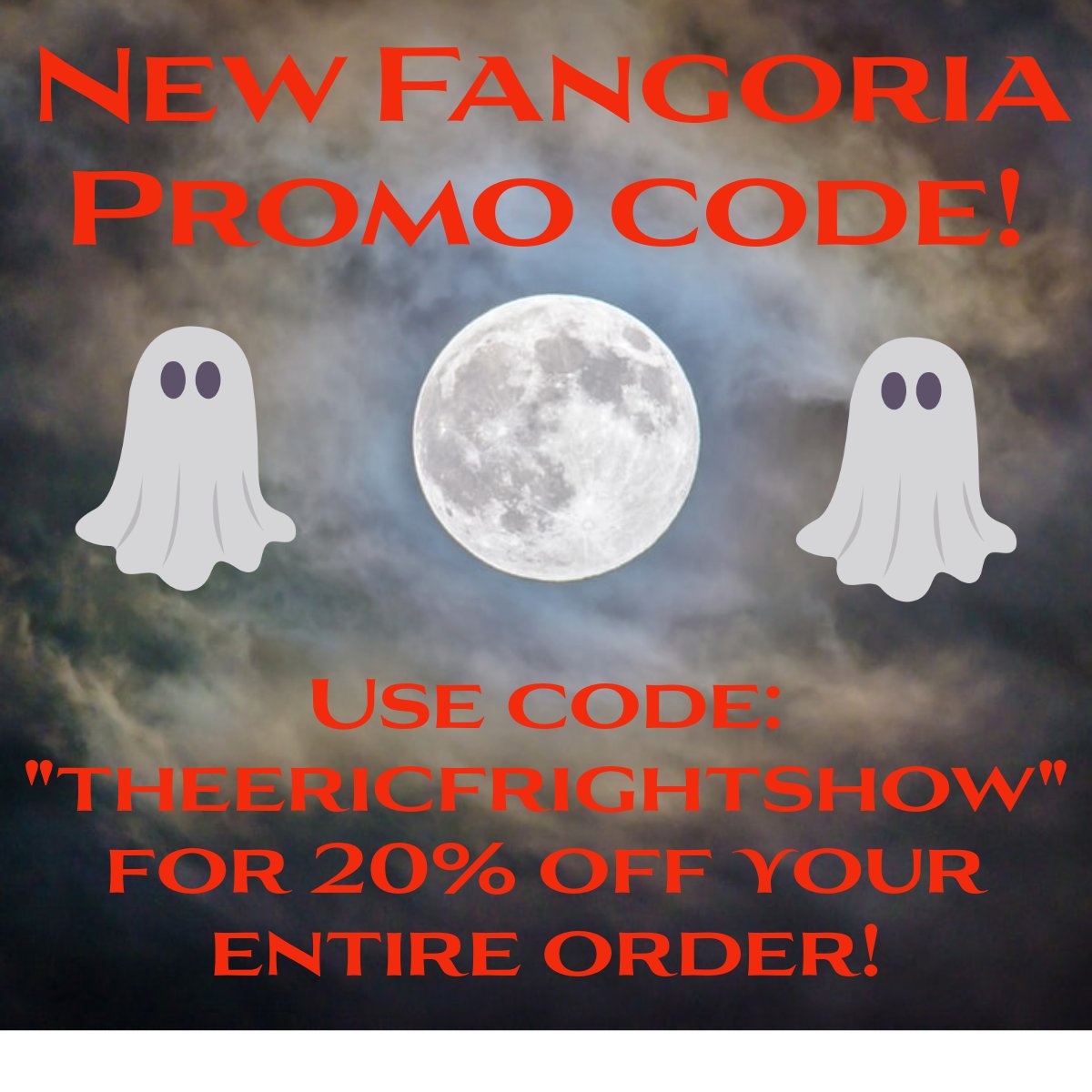 Hey #HorrorCommunity, I have a new @fangoria promo code! Use code 'theericfrightshow' to get 20% off your entire order! #Horror #fangoria