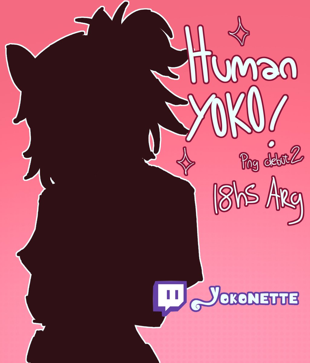 OOOMGGG
Yoko humana?!!😱
Hoy strom Just Chatting y Mini PNG Debut!! 🩷🌙